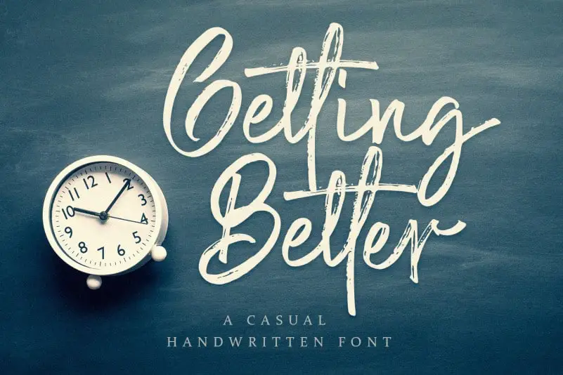Getting Better Font