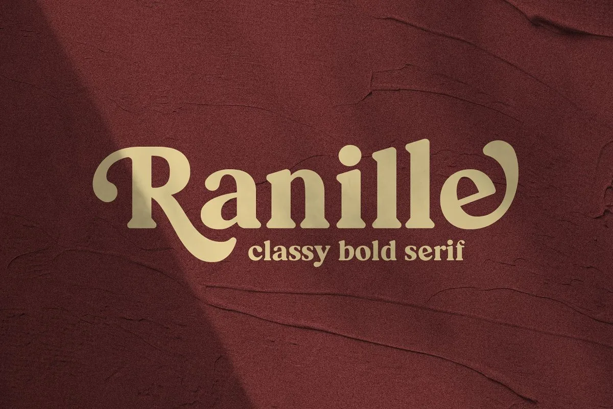Ranille Classy Bold Serif Font