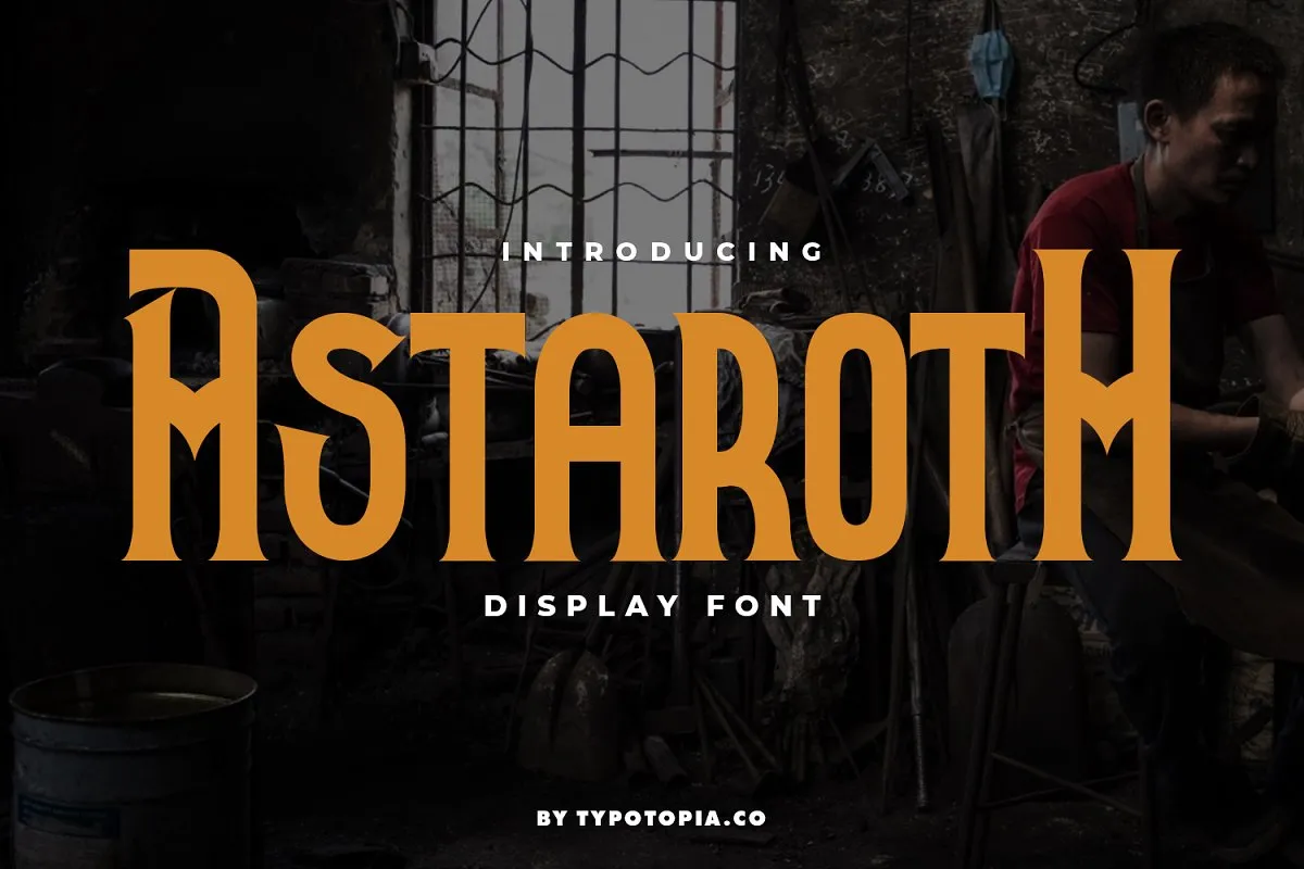 Astaroth Serif Display Font