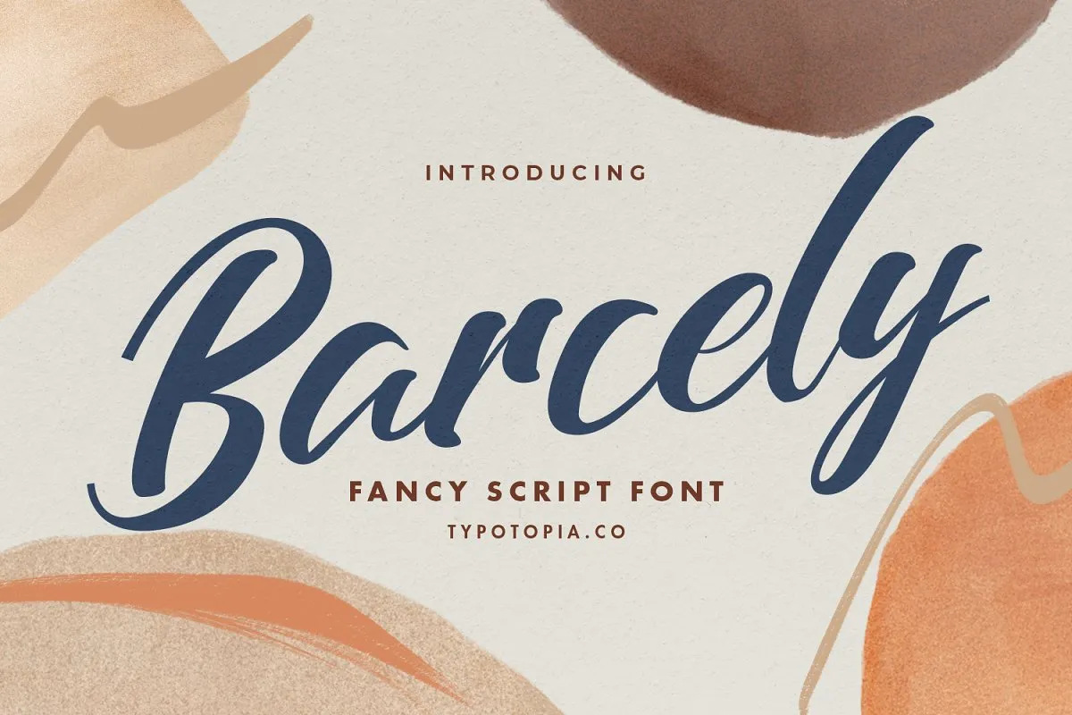 Barcely Fancy Script Font