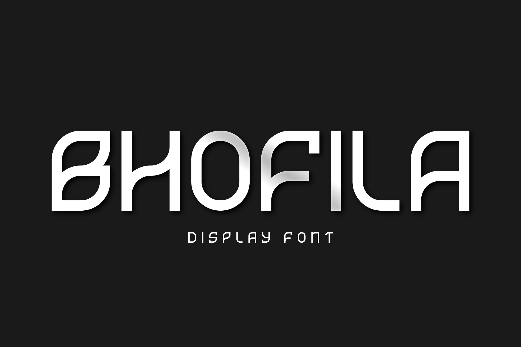 Bhofila Display Font