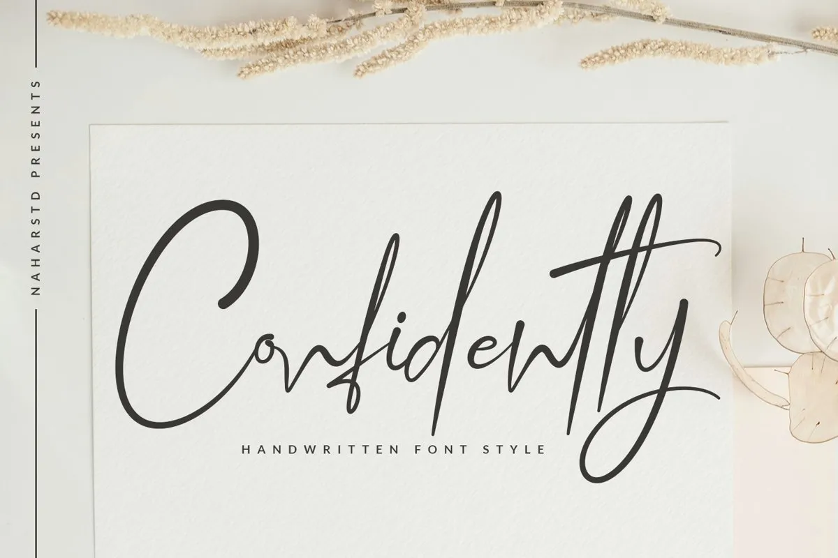 Confidently Handwritten Script Font