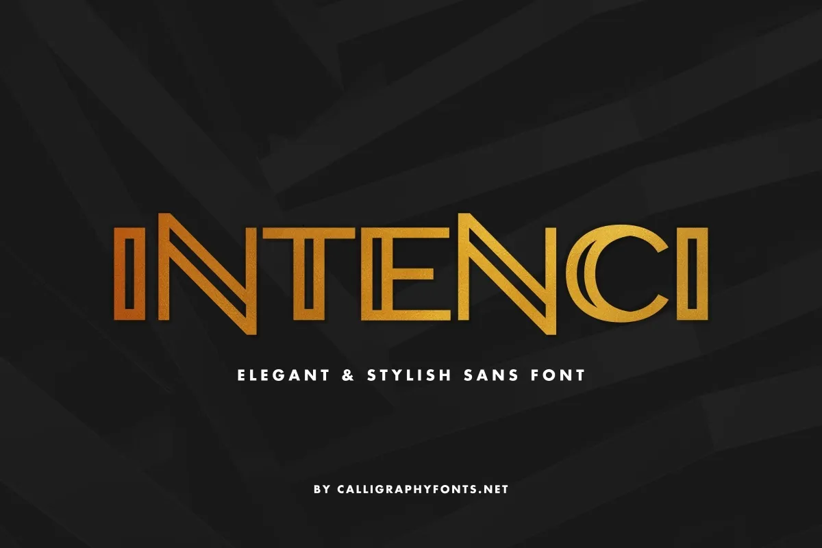 INTENCI Display Sans Font