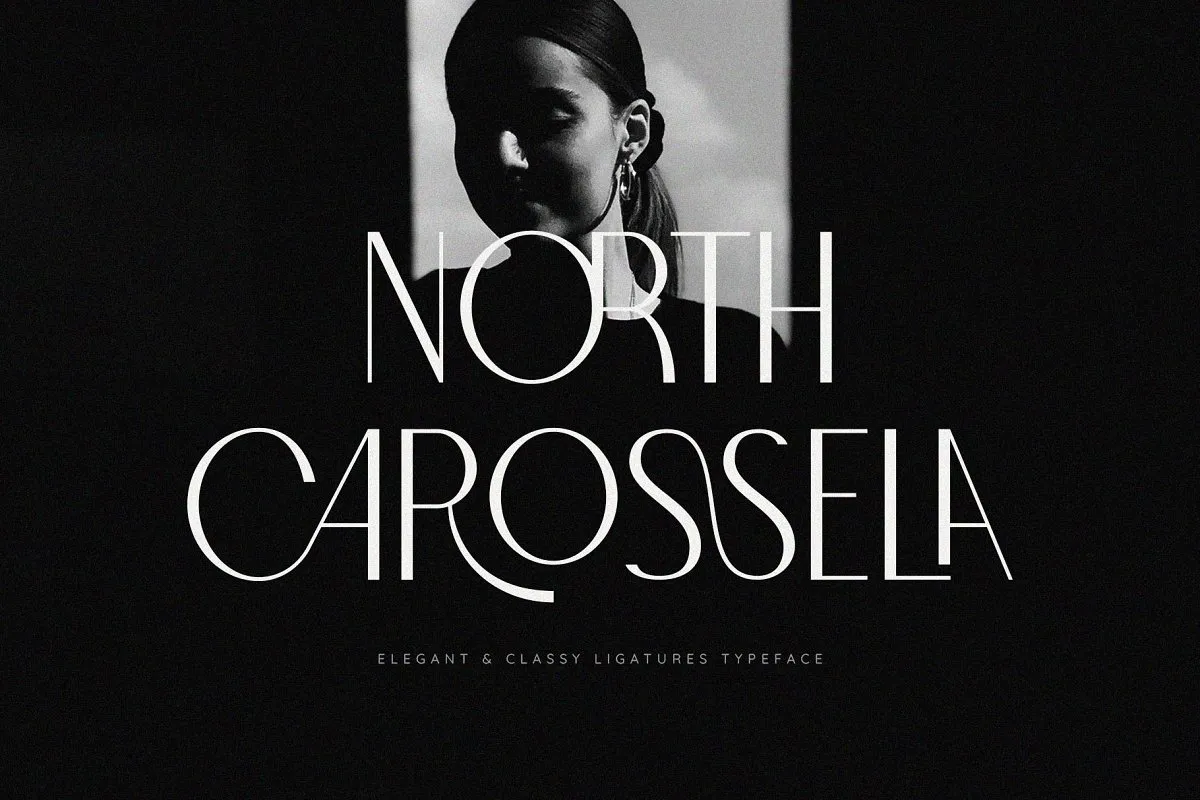 North Carossela Ligature Sans Typeface