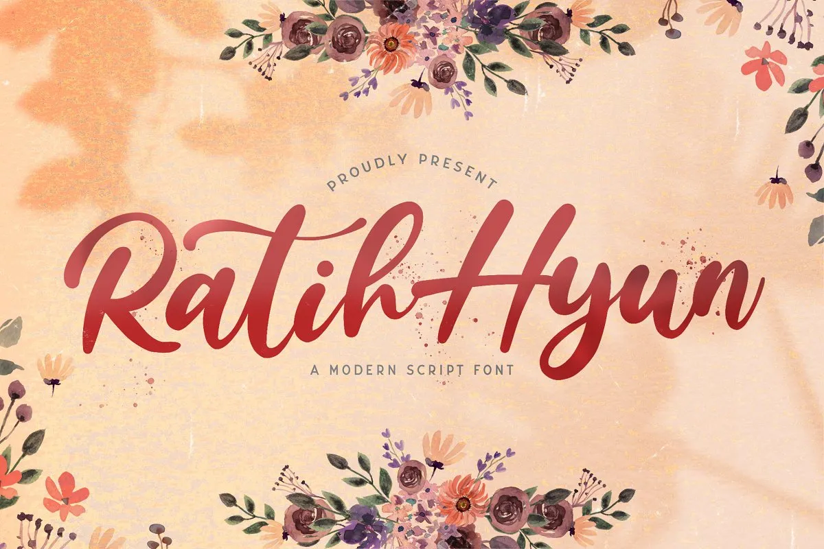 Ratih Hyun Lovely Calligraphy Font
