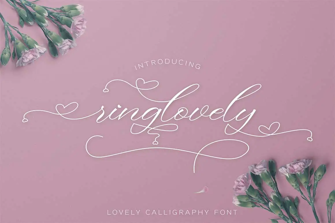 Ringlovely Calligraphy Script Font