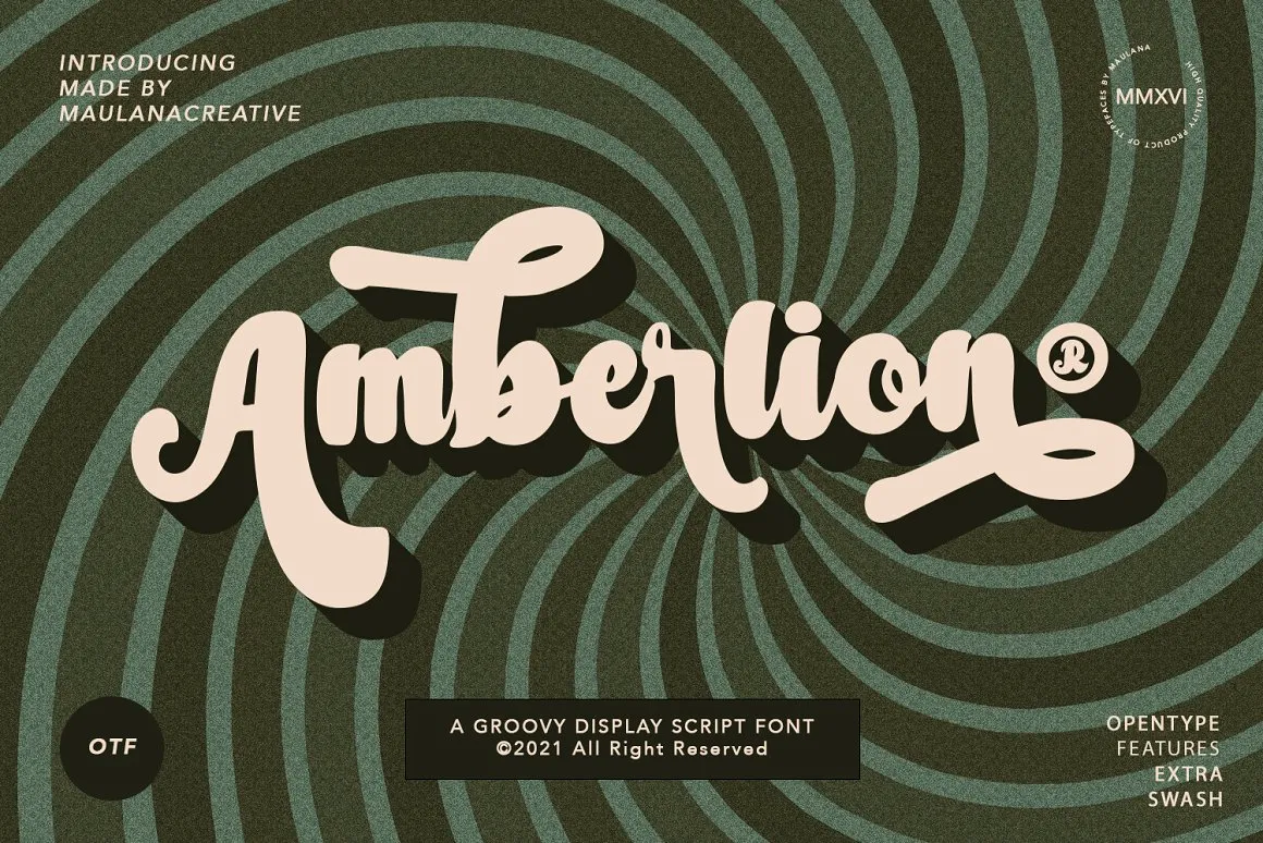 Amberlion Font