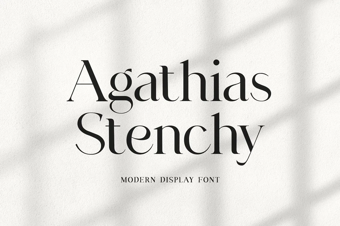 Agathias Stenchy Font