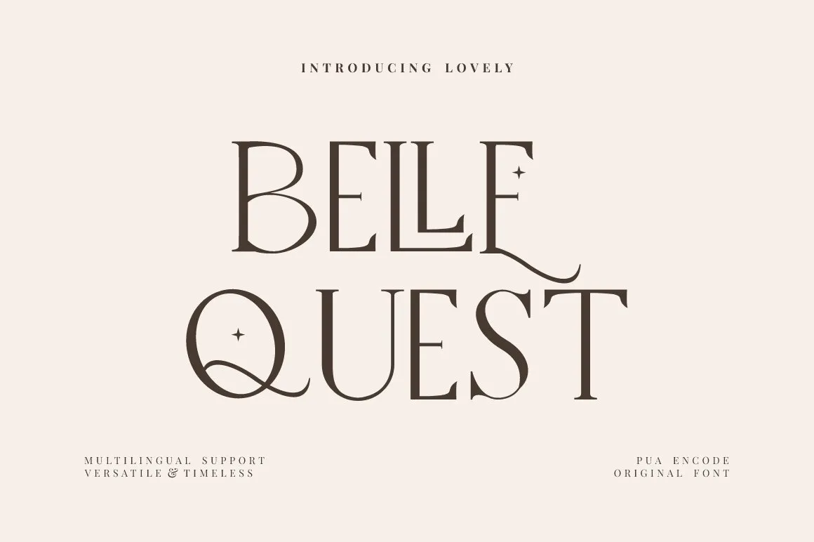 Belle Quest Font