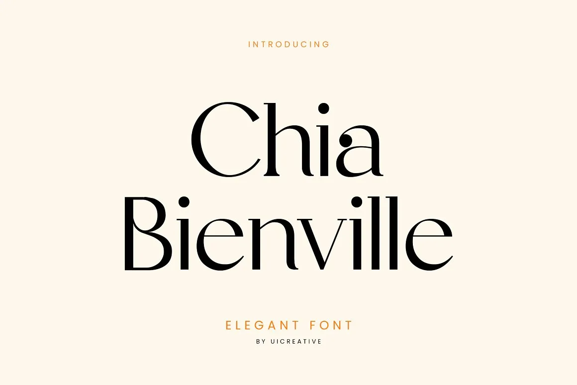Chia Bianville Font