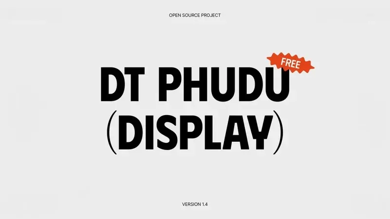 DT Phudu Font