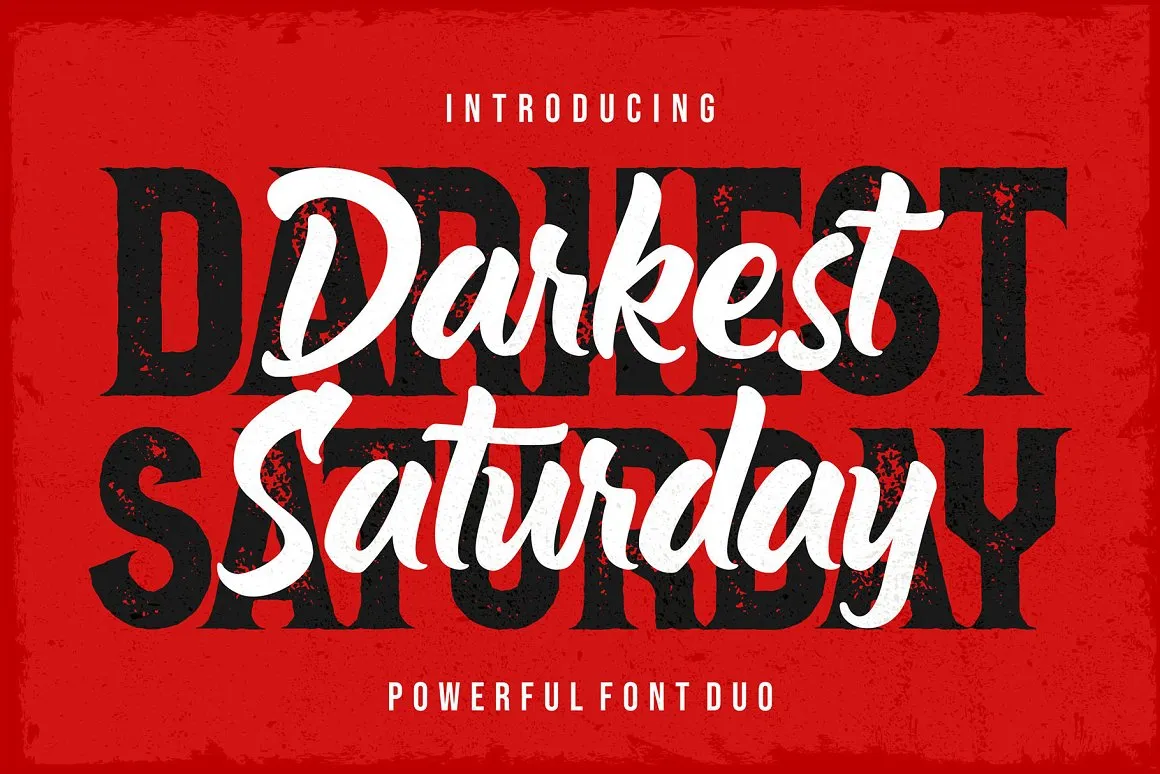 Darkest Saturday Font