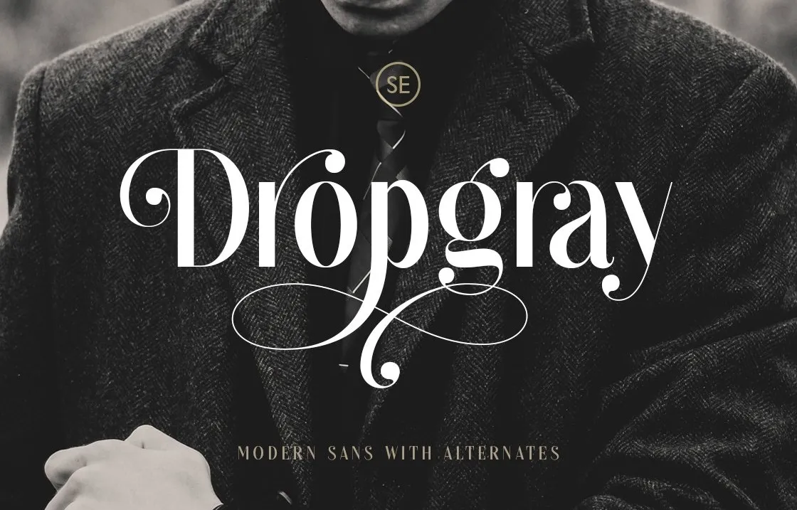 Dropgray Font
