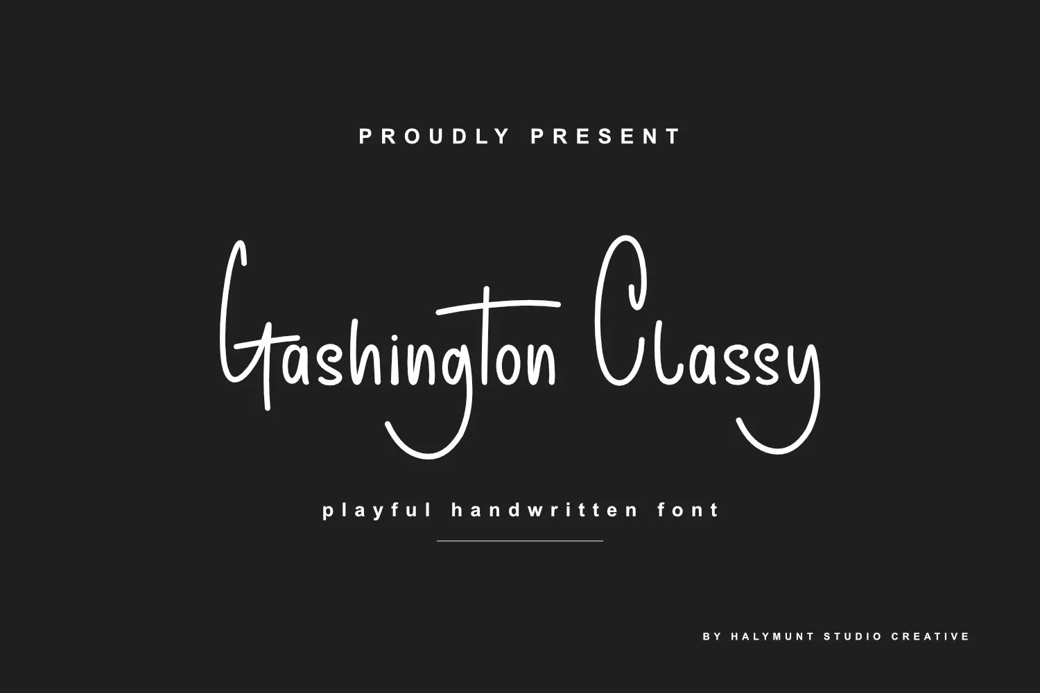 Gashington Classy Font
