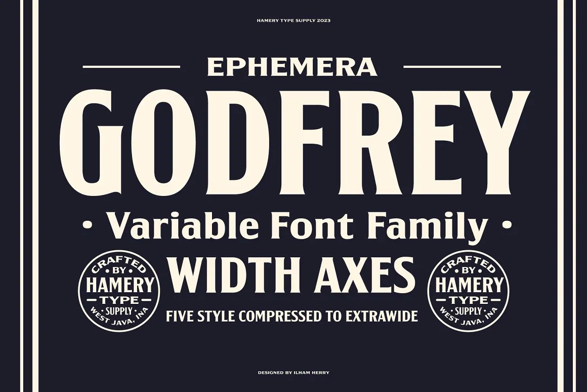 Godfrey Condensed Font