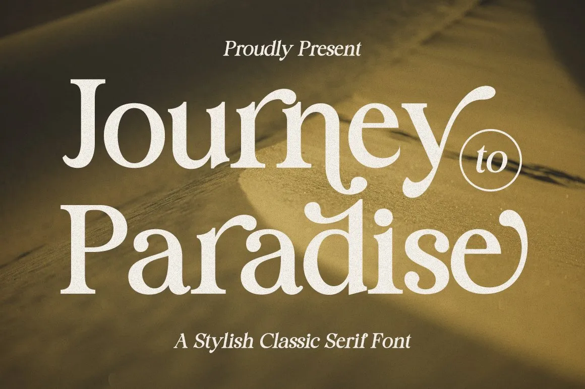 Journey To Paradise Font