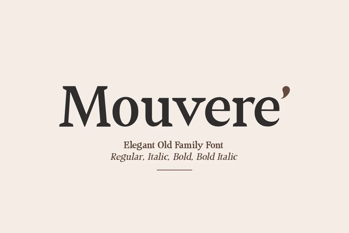 Mouvere’ Font