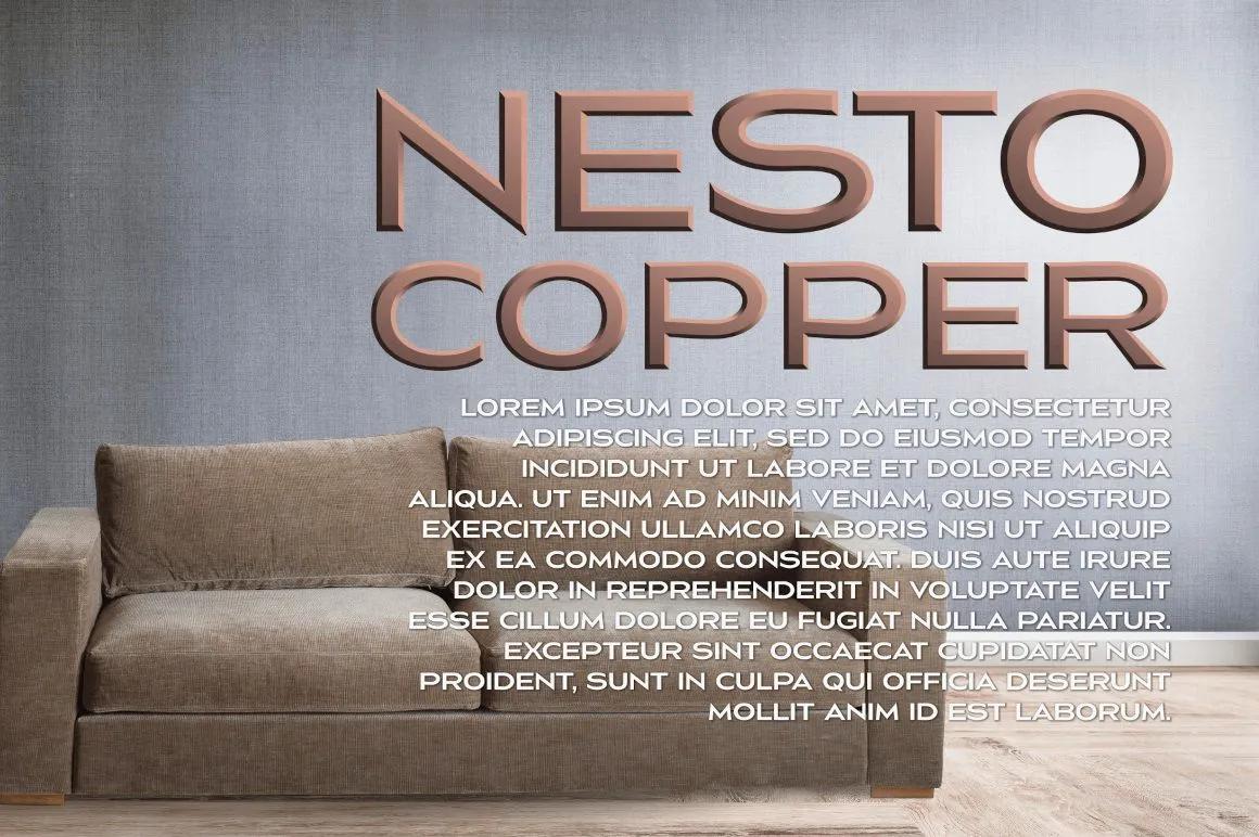 Nesto Copper Font