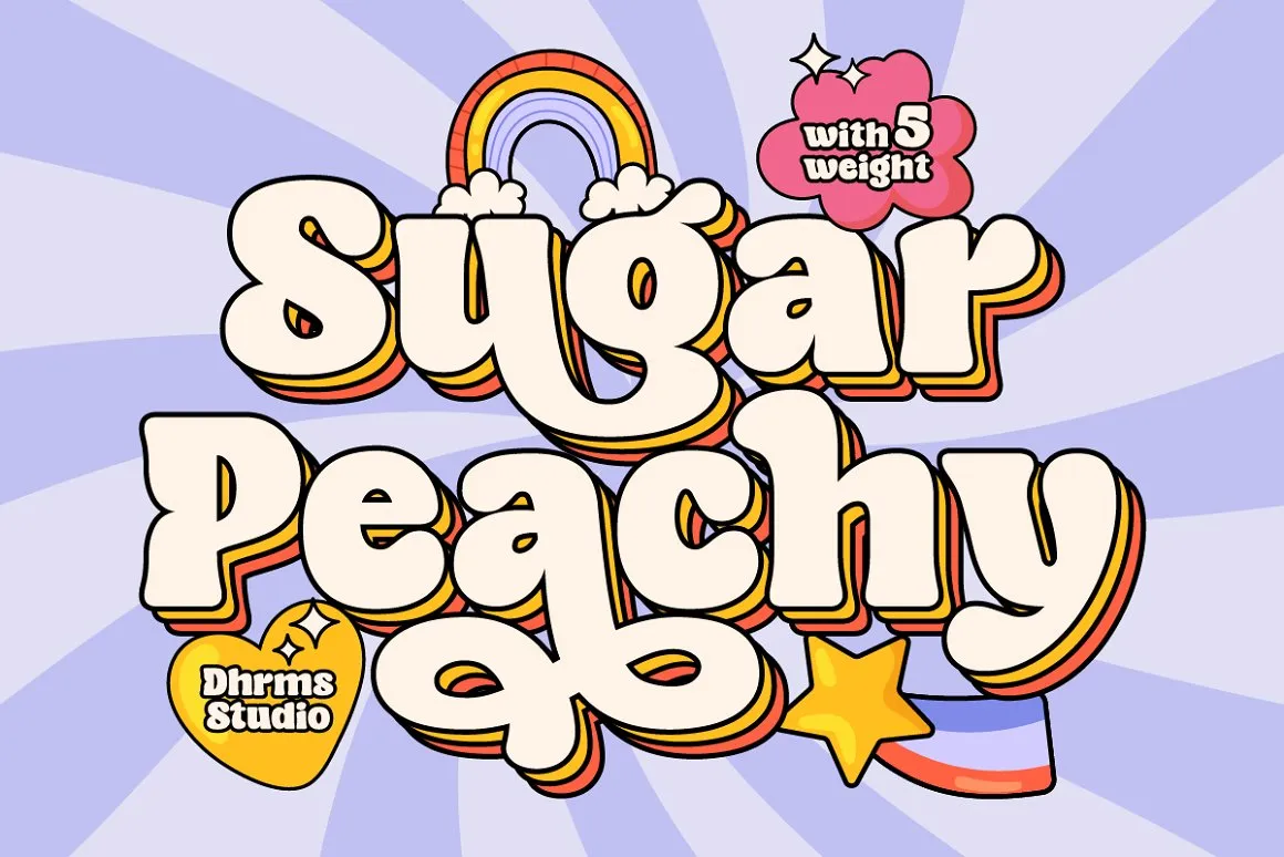 Sugar Peachy Font