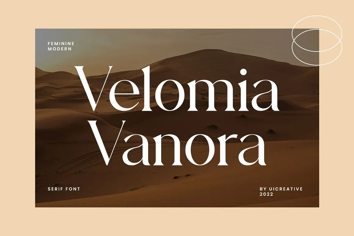 Velomia Vanora Font