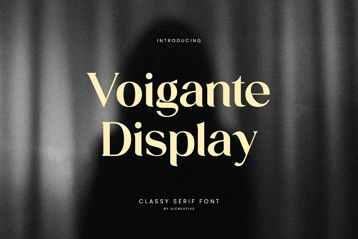 Voigante Display Font