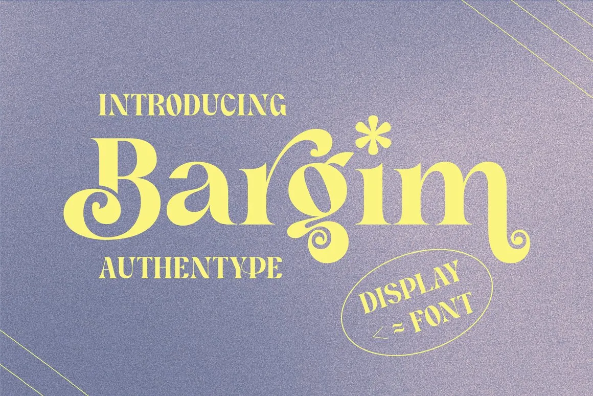 Bargim Font