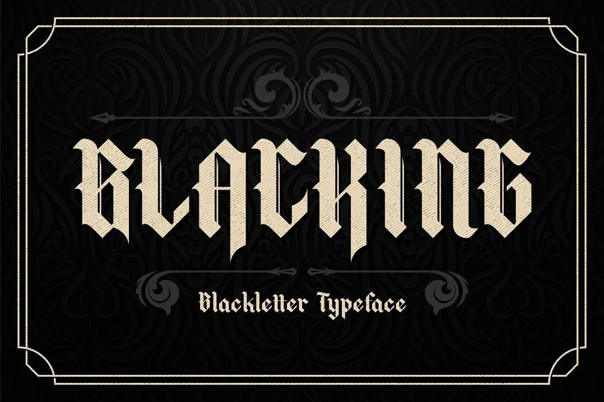 Blacking Font