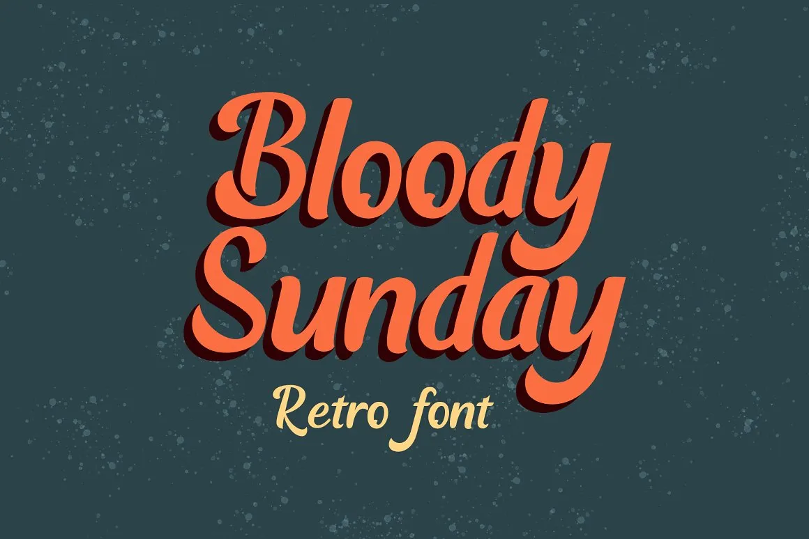 Bloody Sunday Font