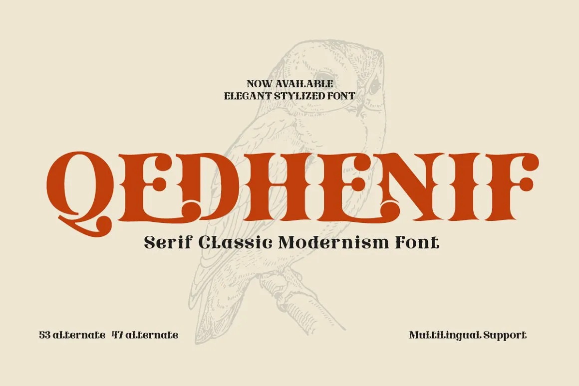 Qedhenif Font